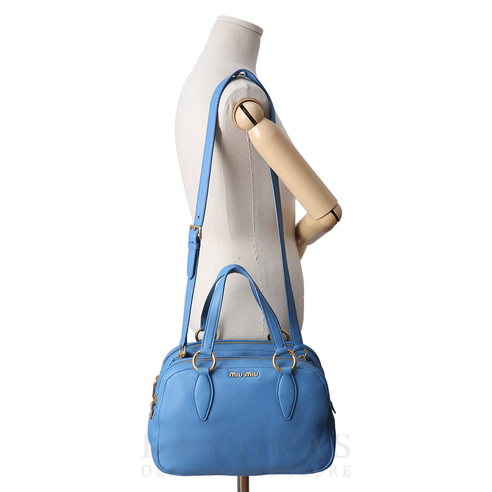 MIU MIU(USED)미우미우 5BB050비텔로 더블지퍼 토트겸 숄더백 캉카스백화점